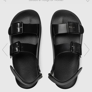 Gucci rubber sandal